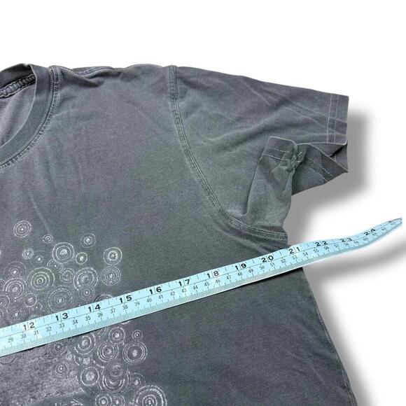 Vintage Juicy Couture Graphic Face Tee Washed Black T-Shirt Size Large Rare Y2K - Picture 7 of 8